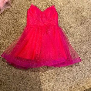 Hot Pink beautiful Tulle Dress